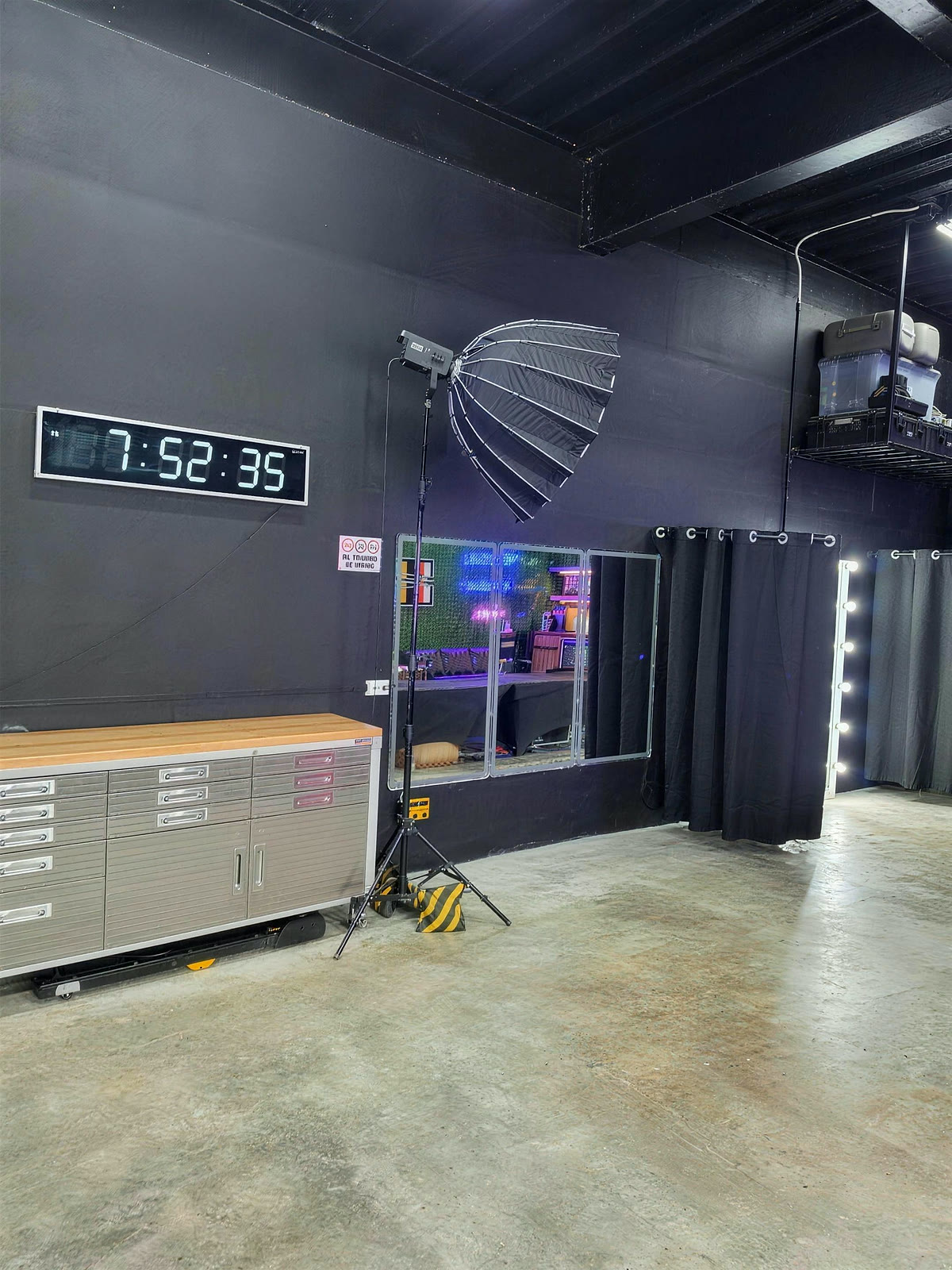 Reception and signage